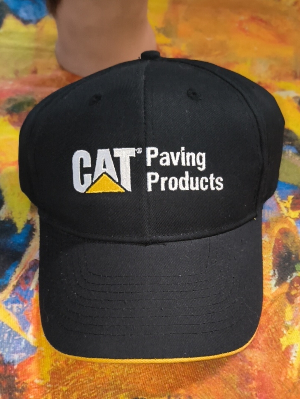 CAT Paving Products Embroidered Logo Trucker Snapback Hat Cap OSFM New